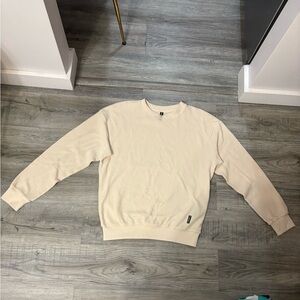 Men's Cream Long Sleeve Tee